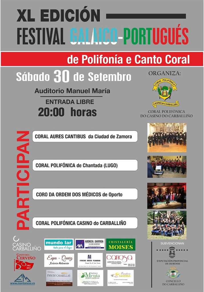 Abioxénese - XL Festival Galaico-Portugués de Polifonía e Canto Coral en O Carballiño