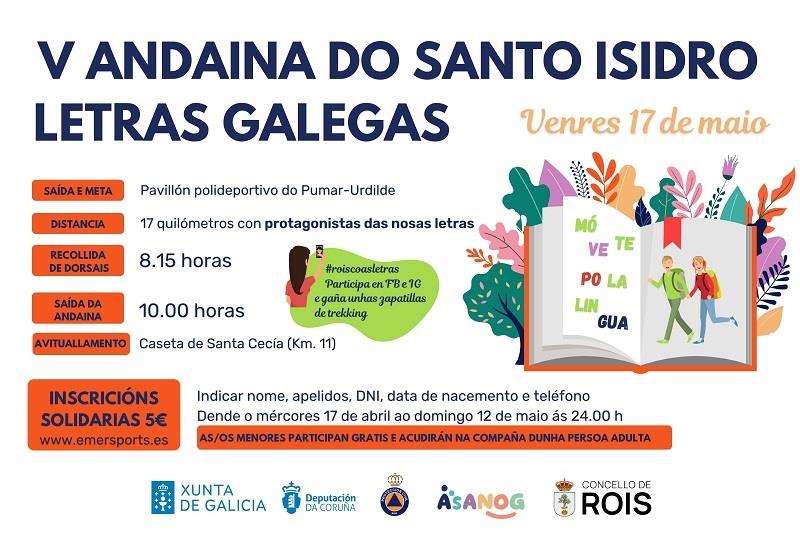 V Andaina do Santo Isidro - Letras Galegas (2024) en Rois