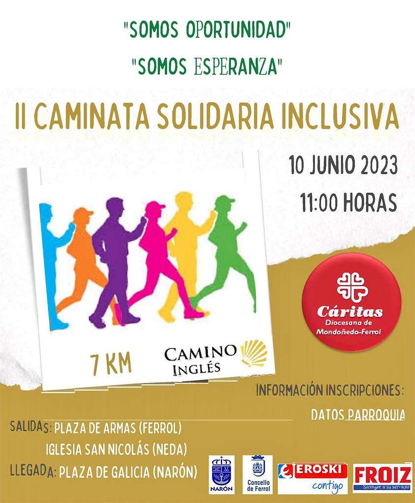 II Caminata Solidaria Inclusiva en Ferrol