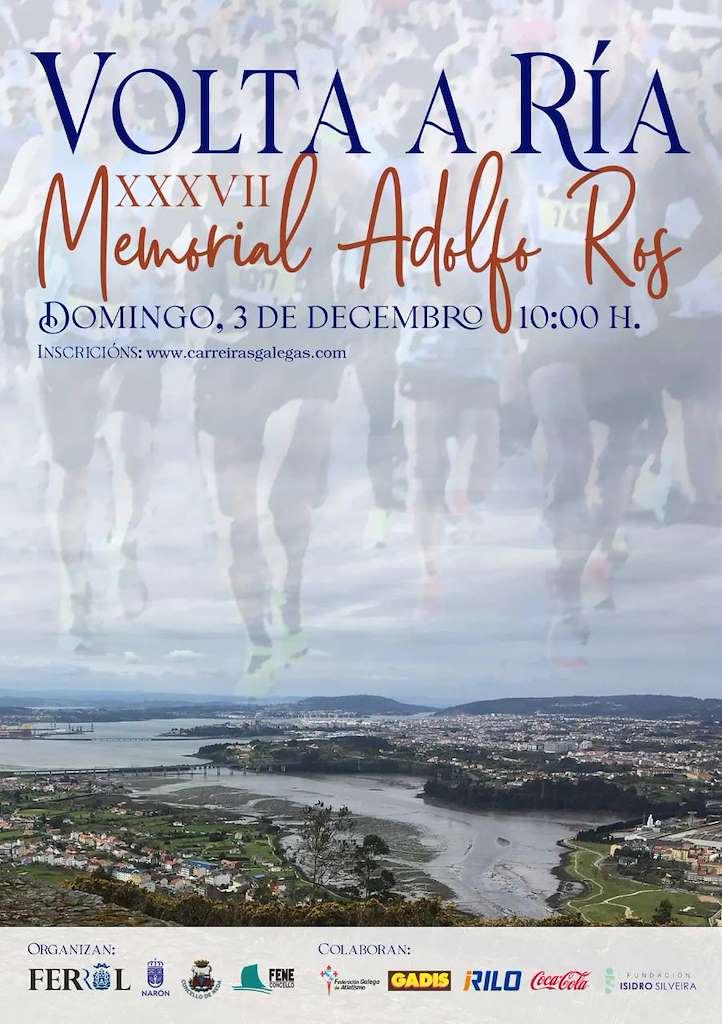 XXXVII Carreira Media Maratón Memorial Adolfo Ros - Volta á Ría  en Ferrol