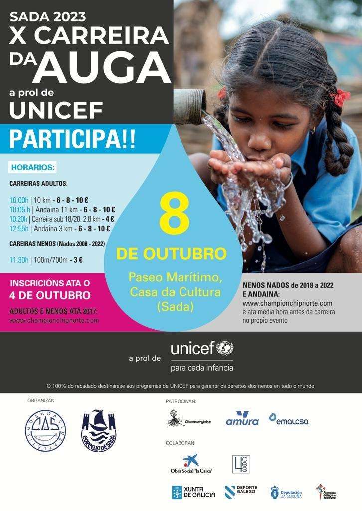 X Carrera del Agua UNICEF  en Sada