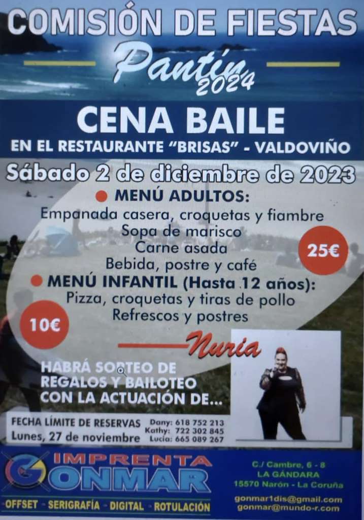 Cea Baile da Comisión de Festas de Pantín en Valdoviño
