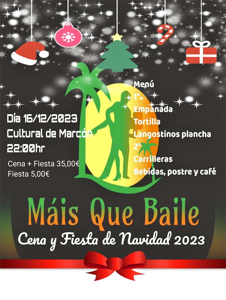 Cena - Fiesta de Navidad de Marcón en Pontevedra