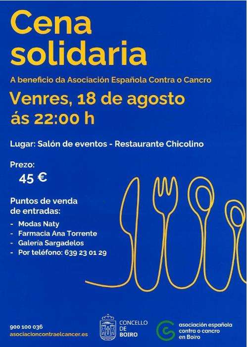 Cena Solidaria  en Boiro