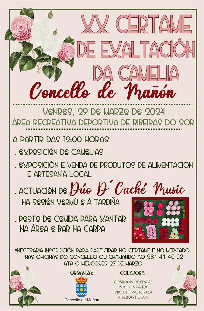XX Certame de Exaltación da Camelia e Plantas Ornamentais (2024) en Mañón