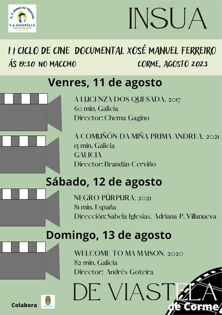 II Ciclo de Cine Documental X. Manuel Ferreiro en Ponteceso