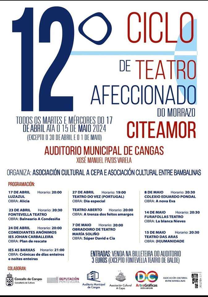XII Ciclo de Teatro Afeccionado do Morrazo - Citeamor (2024) en Cangas