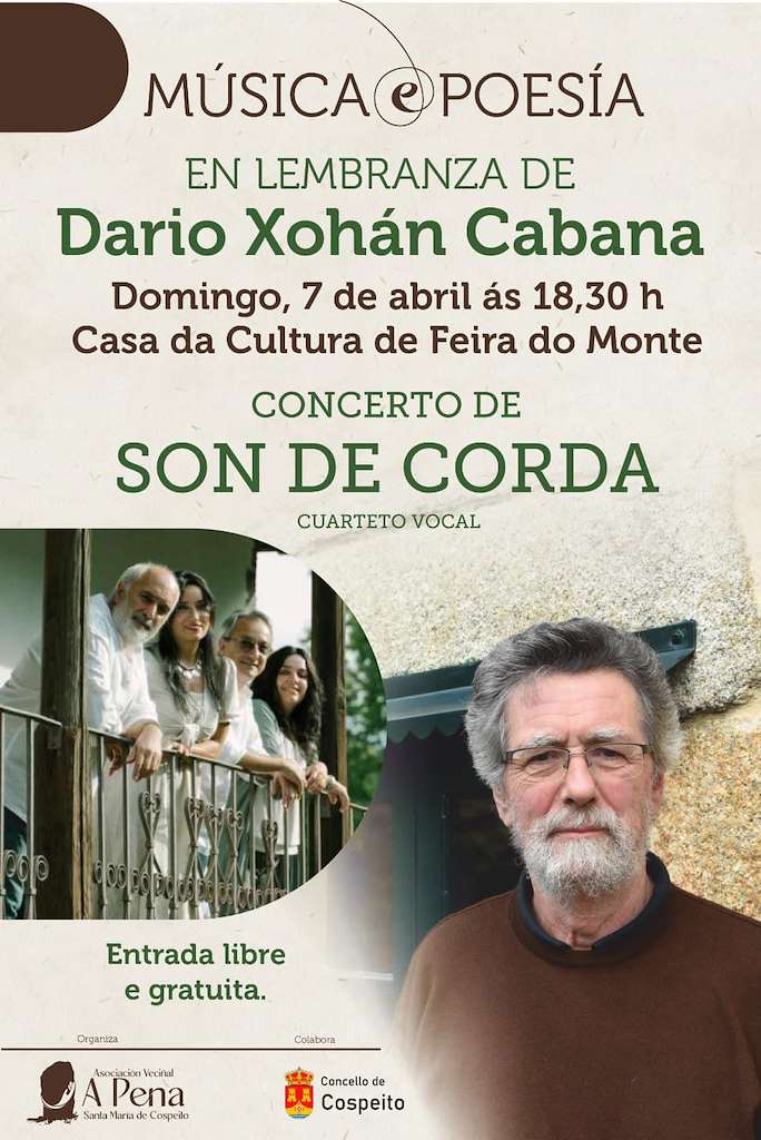 Concerto de Son da Corda en Lembranza de Darío Xhoán Cabana (2024) en Cospeito