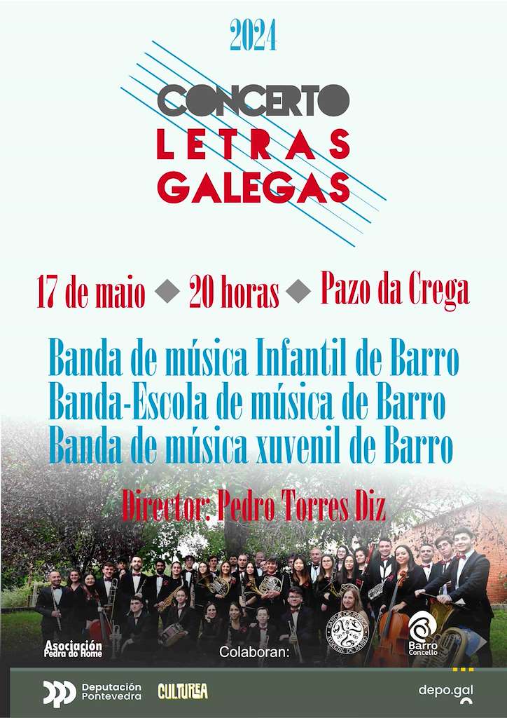Concerto Letras Galegas en Barro