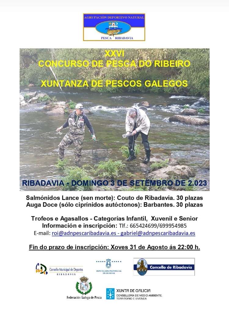XXVI Concurso de Pesca do Ribeiro en Ribadavia