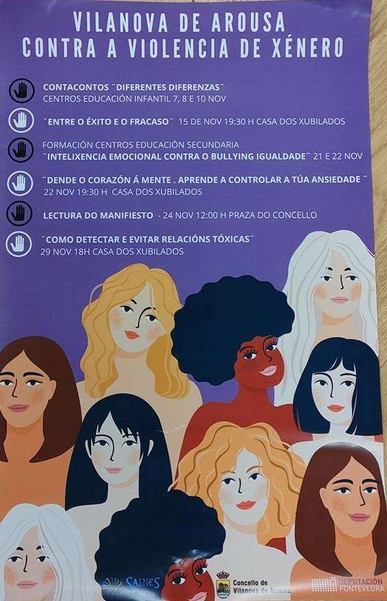 Día Contra a Violencia de Xénero en Vilanova de Arousa