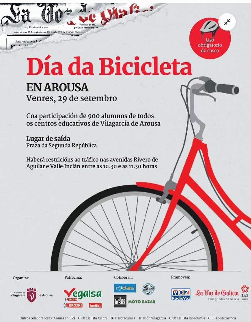 Día da Bicicleta en Vilagarcía de Arousa