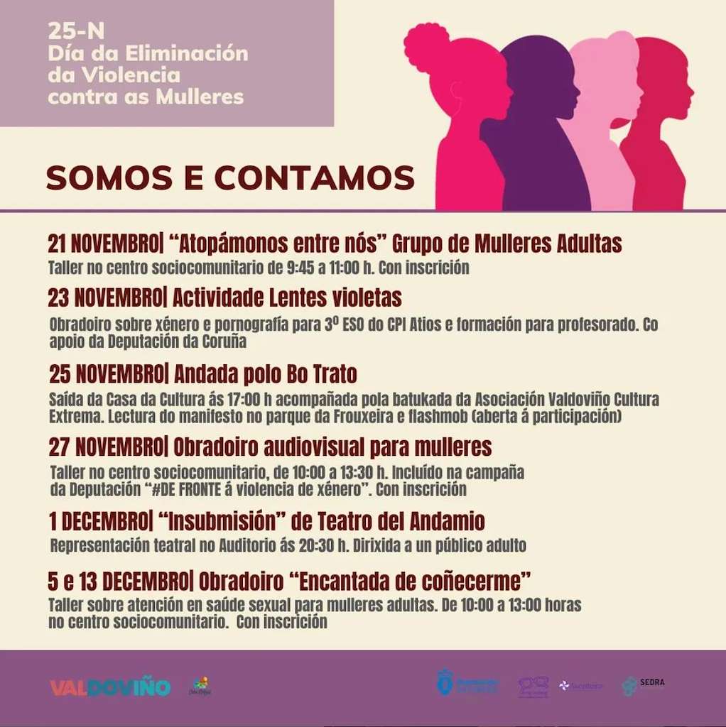 Día da Eliminación da Violencia contra as Mulleres  en Valdoviño