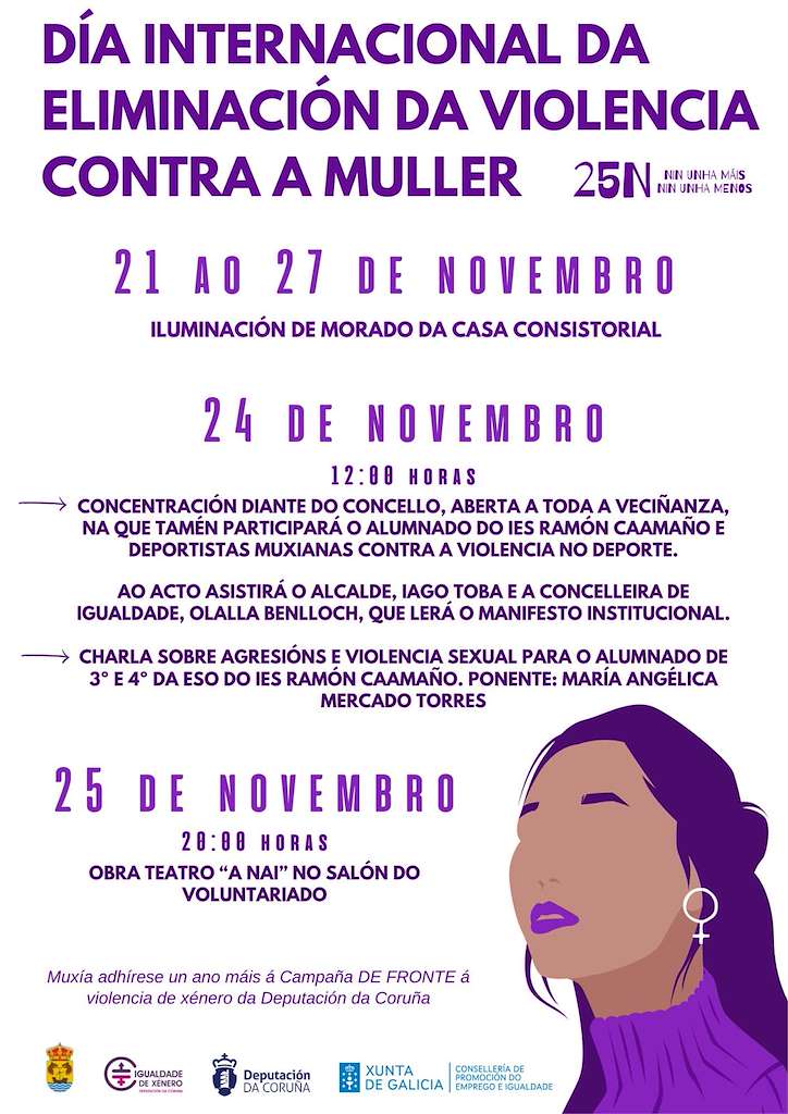 Día internacional Contra a Violencia Contra a Muller en Muxía