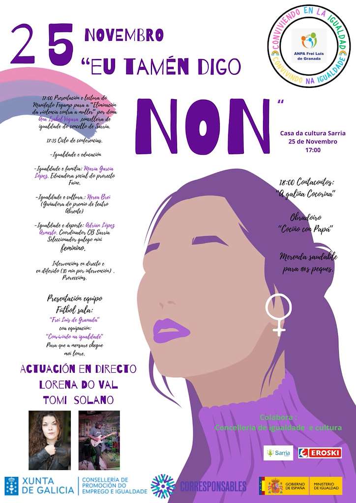 Día Internacional Contra a Violencia de Xénero  en Sarria