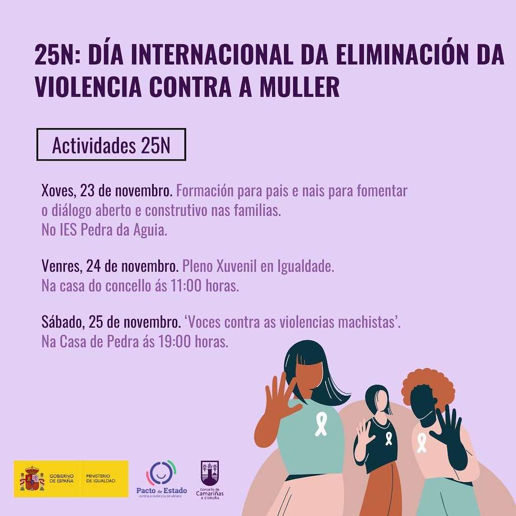 Día Internacional da Eliminación da Violencia Contra a Muller en Camariñas