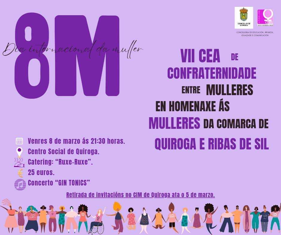 Día Internacional da Muller - VII Cea de Confraternidade en Quiroga
