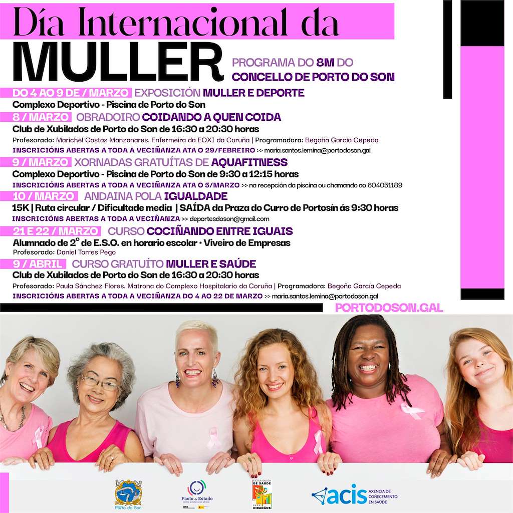 Día Internacional da Muller (2024) en Porto do Son
