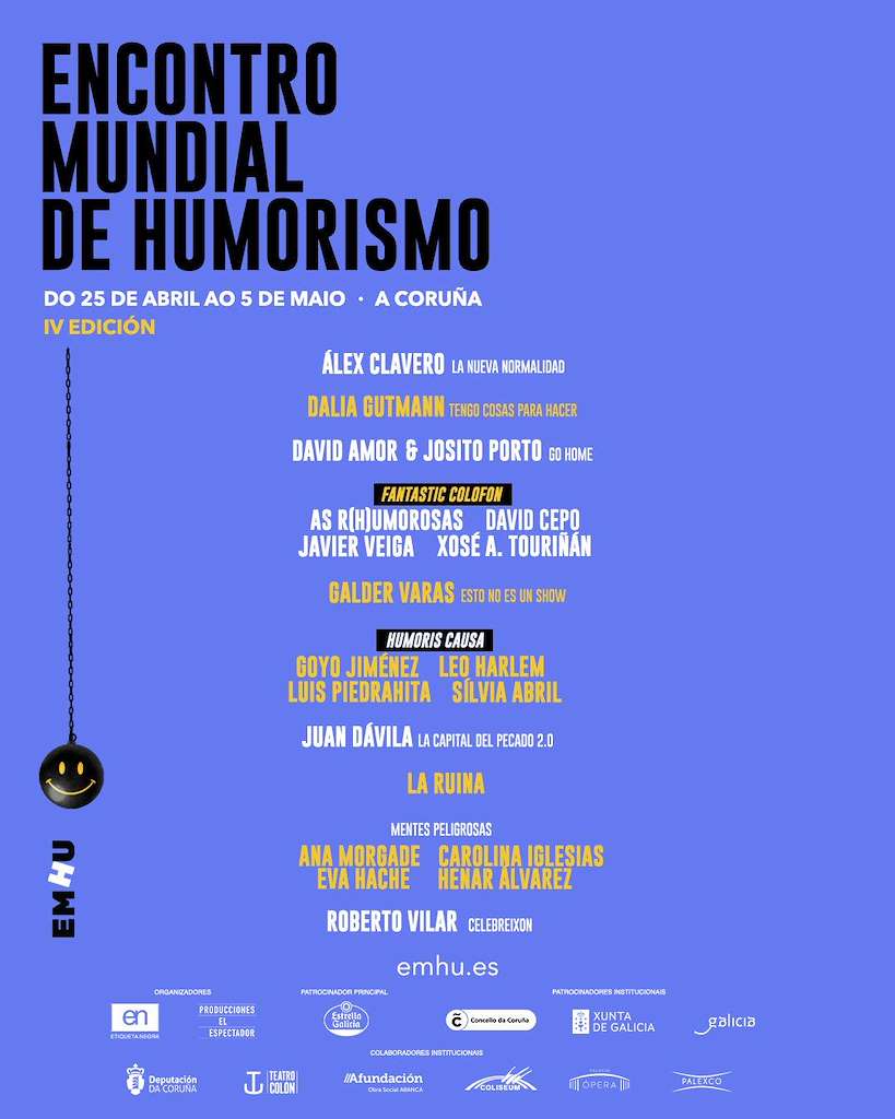 EMHU - Encuentro Mundial de Humorismo (2024) en A Coruña
