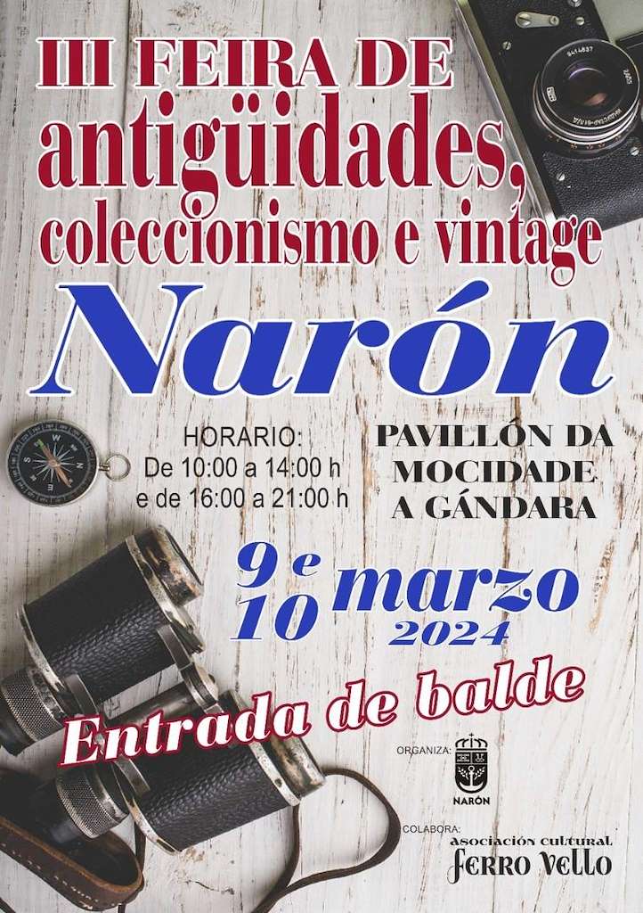 III Feira de Antigüedades, Coleccionismo e Vintage (2024) en Narón