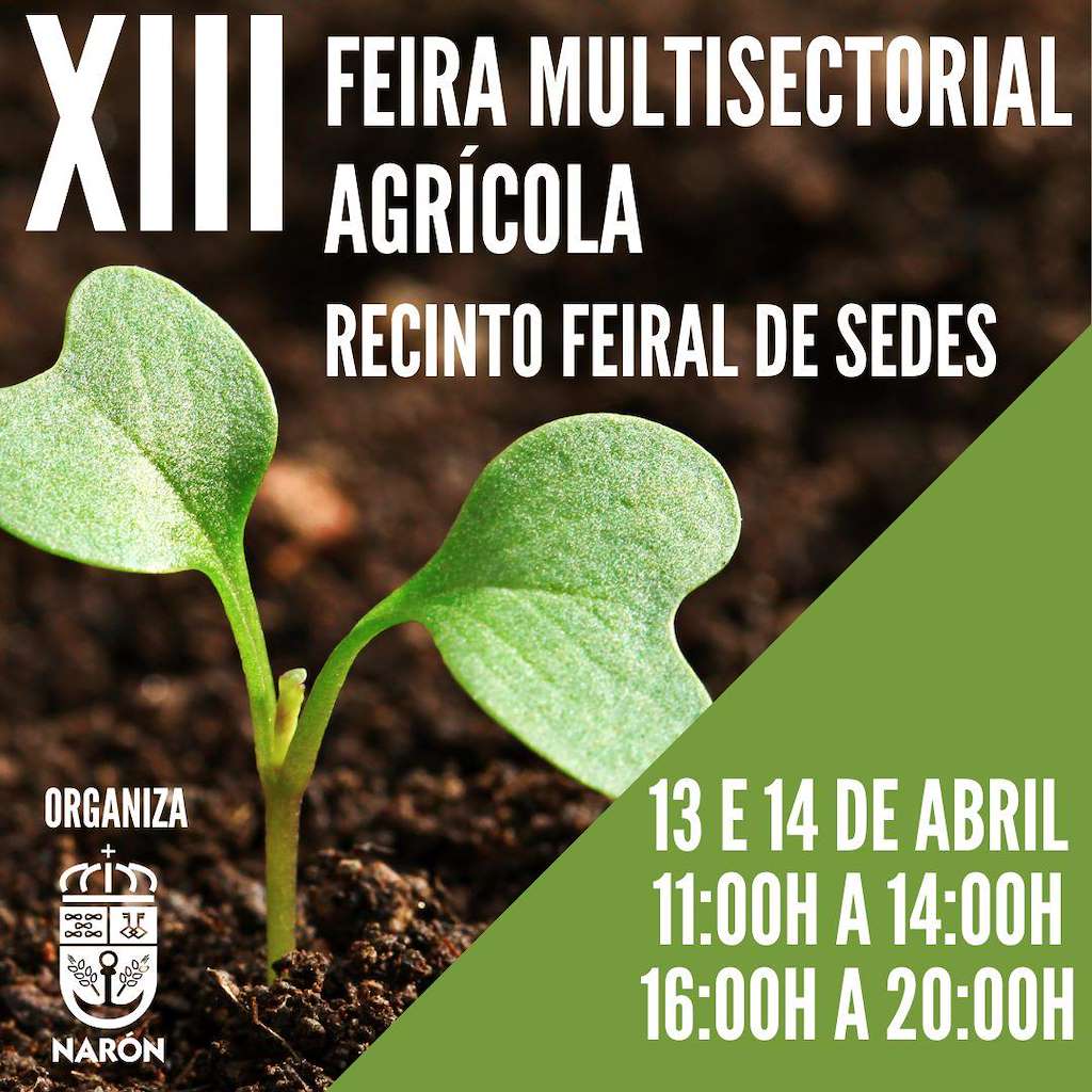 XIII Feira Multisectorial Agrícola de Sedes (2024) en Narón