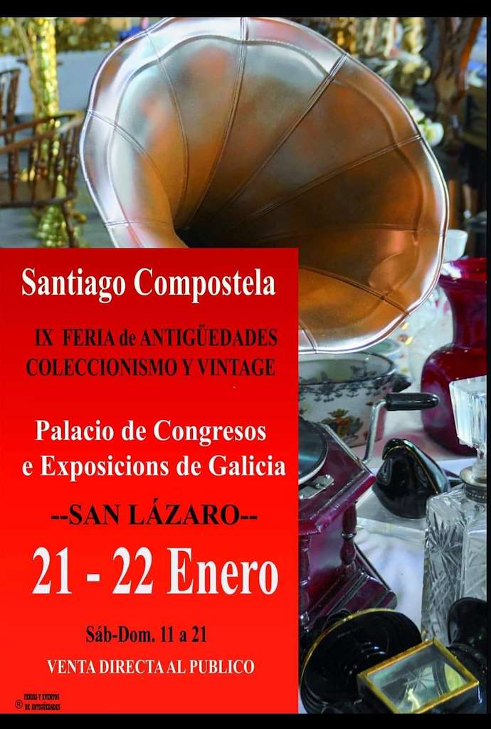 IX Feria de Antigüedades, Coleccionismo y Vintage en Santiago de Compostela