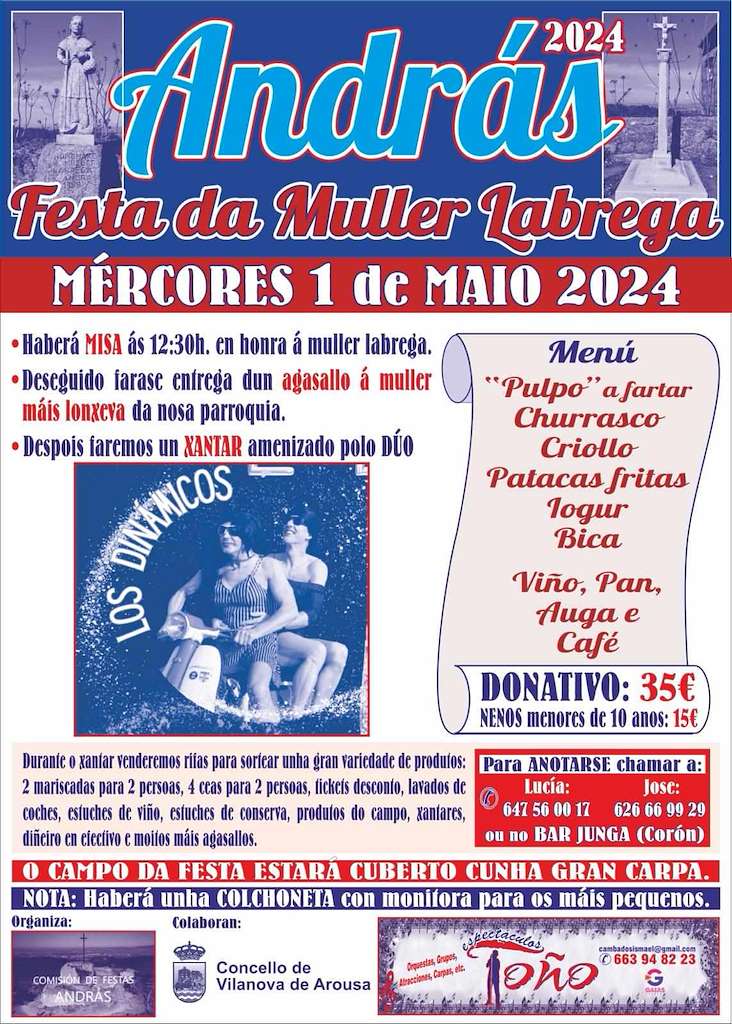 Festa da Muller Labrega de András (2024) en Vilanova de Arousa