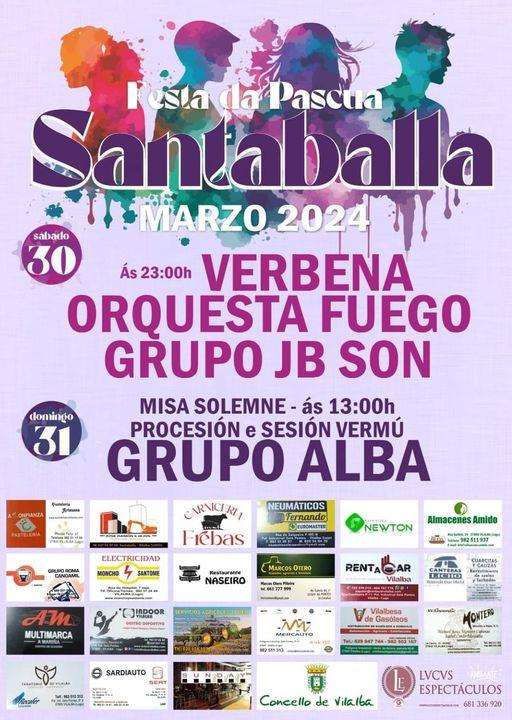 Festa da Pascua de Santaballa (2024) en Vilalba