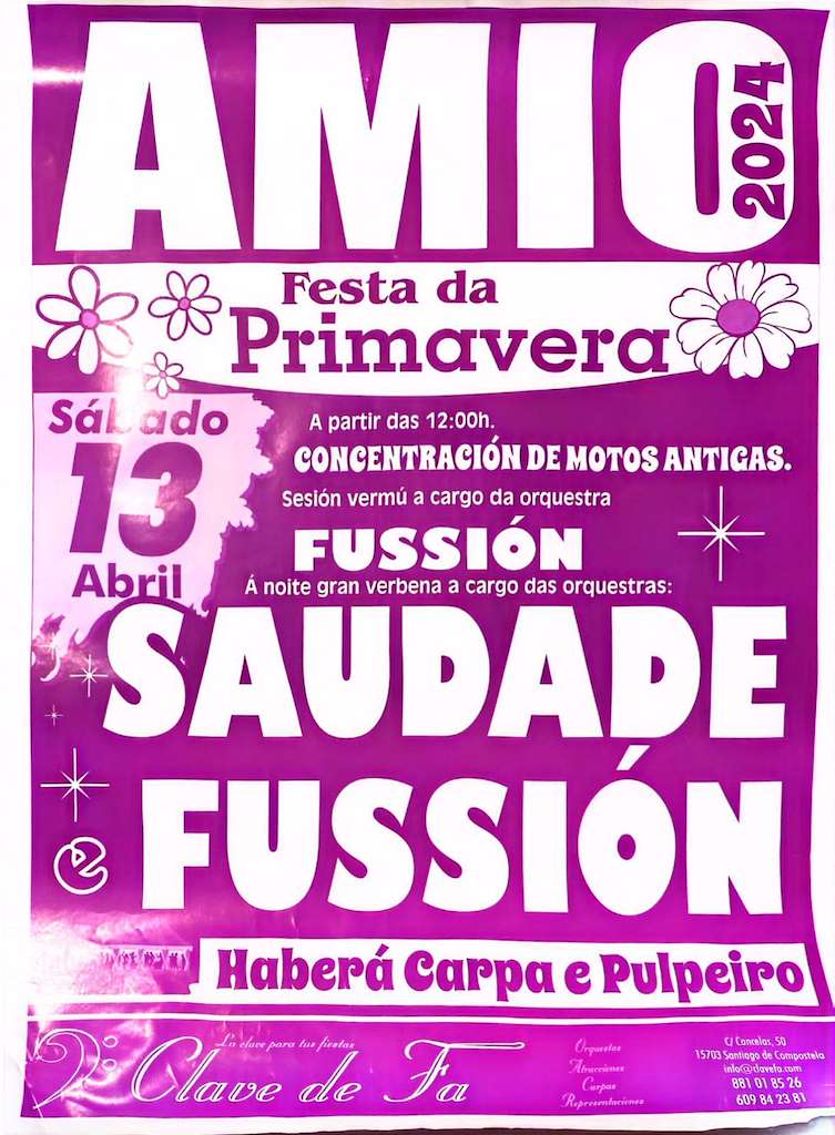 Festa da Primavera de Amio (2024) en Santiago de Compostela