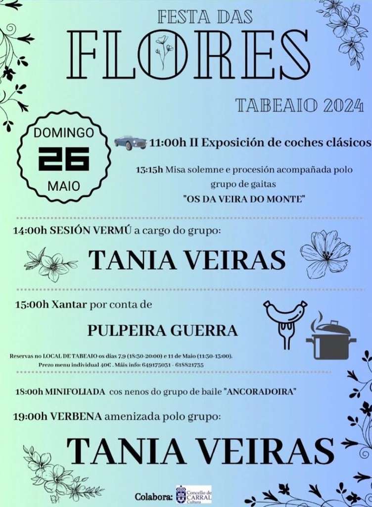 Festa das Flores de Tabeaio  (2024) en Carral