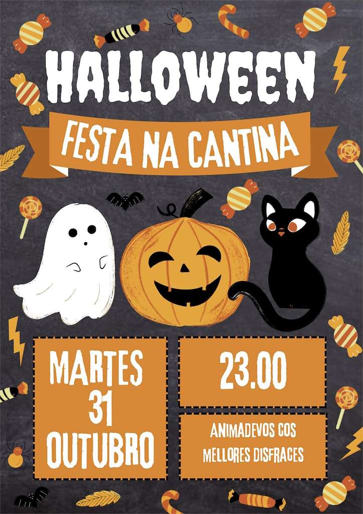 Festa de Halloween na Cantina de Amio en Santiago de Compostela