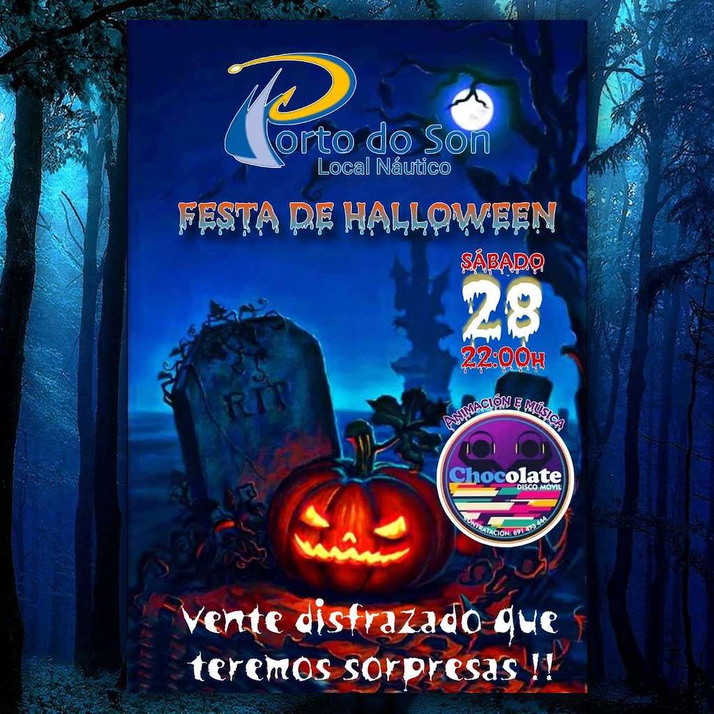 Festa de Halloween en Porto do Son