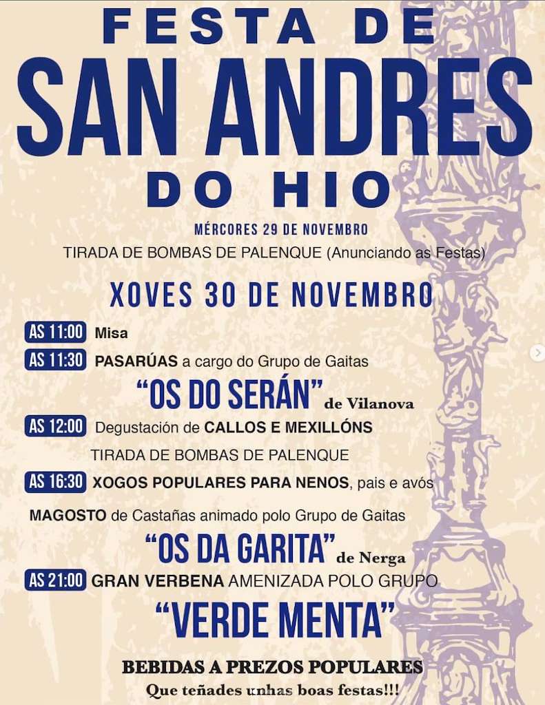 Festa de San Andrés do Hio en Cangas