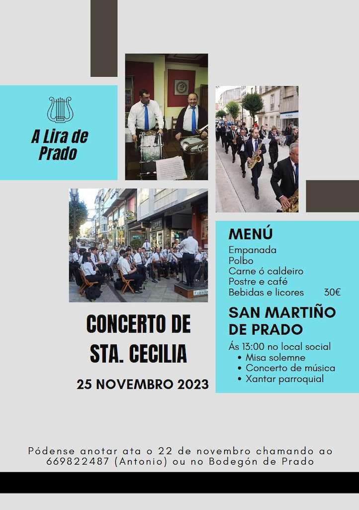 Festa de Santa Cecilia de San Martiño de Prado en Lalín