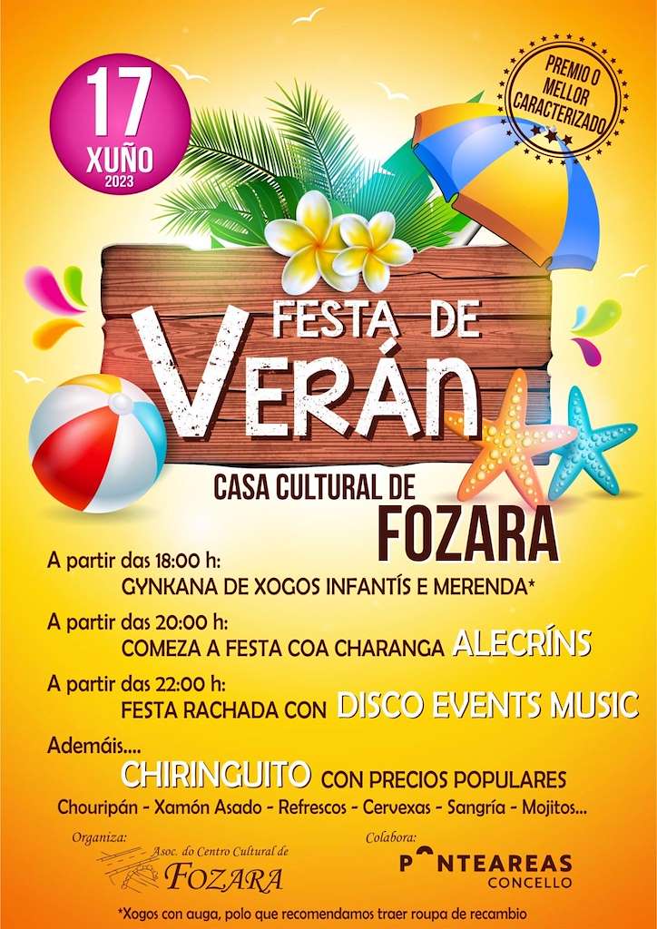 Festa de Verán de Fozara en Ponteareas