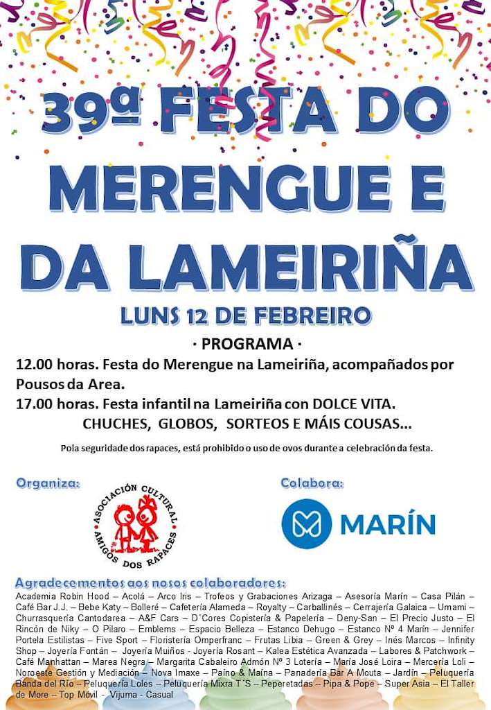 XXXIX Festa do Merengue e da Lameirña en Marín