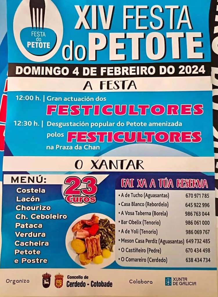 XIV Festa do Petote en Cerdedo-Cotobade