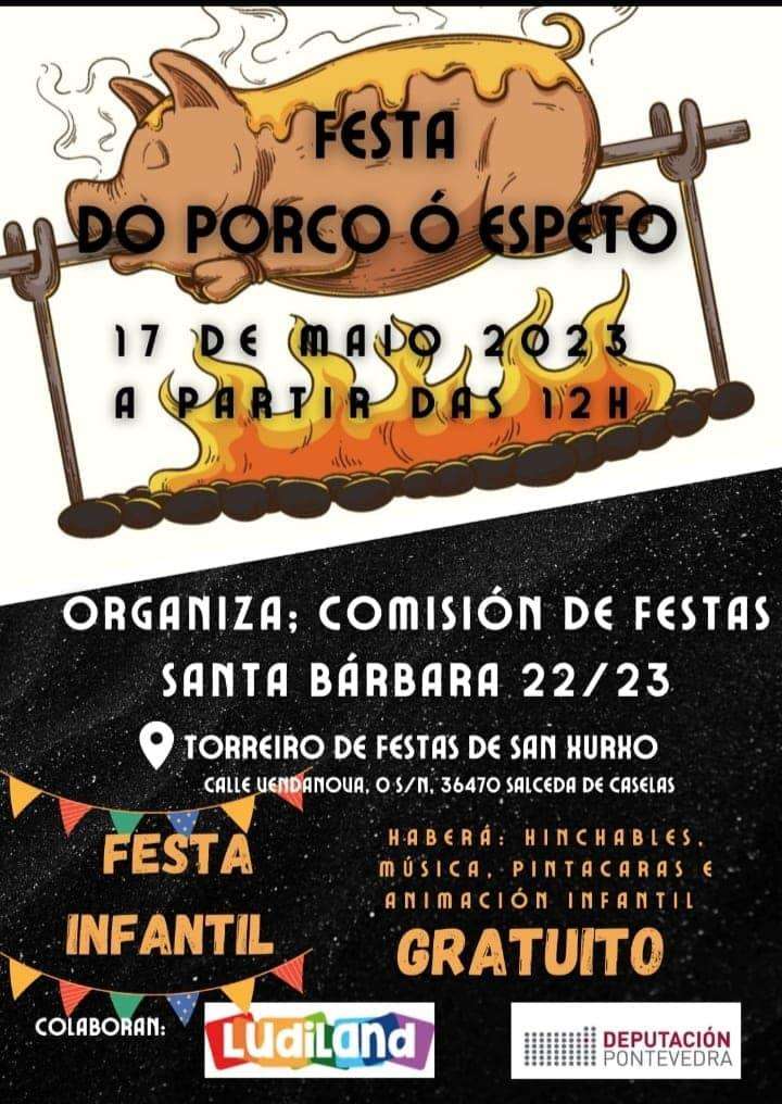 Festa do Porco ao Espeto de San Xurxo en Salceda de Caselas