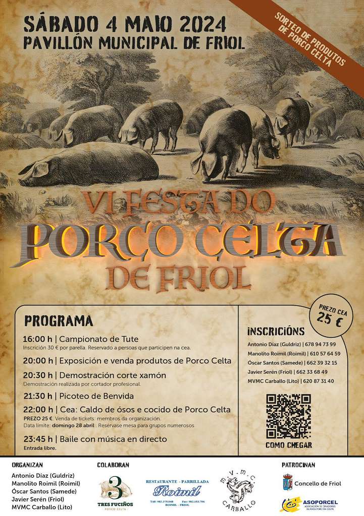 VI Festa do Porco Celta (2024) en Friol