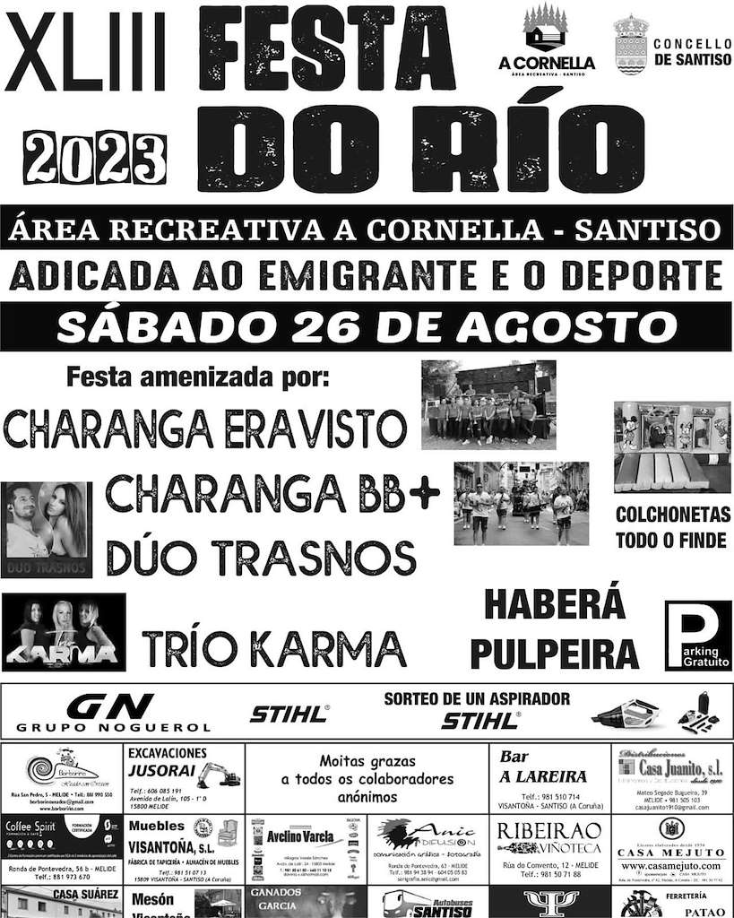 XLIII Festa do Río en Santiso