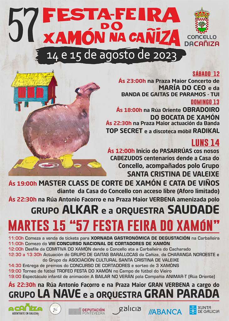 LVII Festa - Feira do Xamón (2024) en A Cañiza