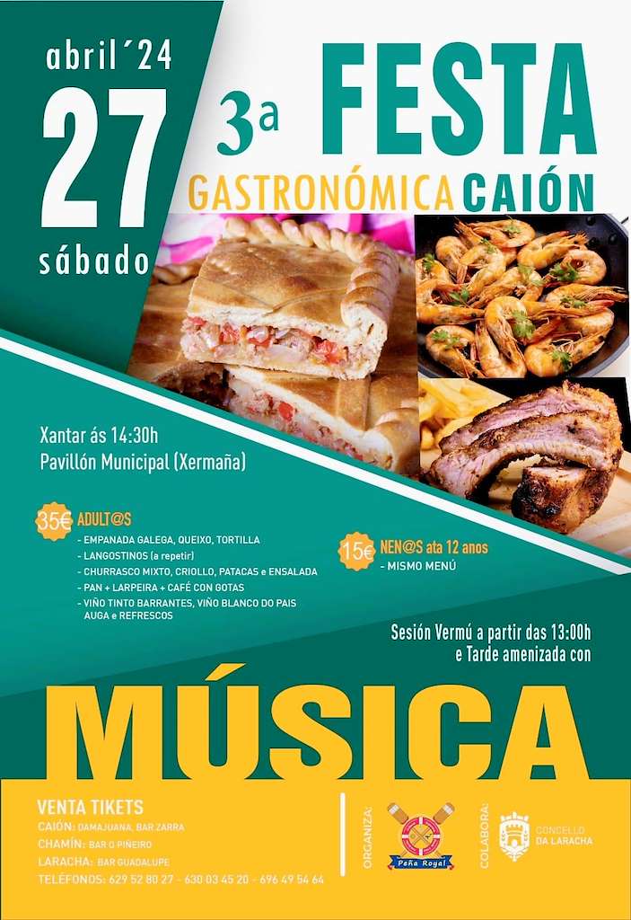 III Festa Gastronómica de Caión (2024) en Laracha