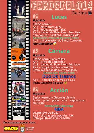 Fechas, información, programa, cartel, imágenes, mapa y ubicación de Festas de Cerdedelo  en  Laza