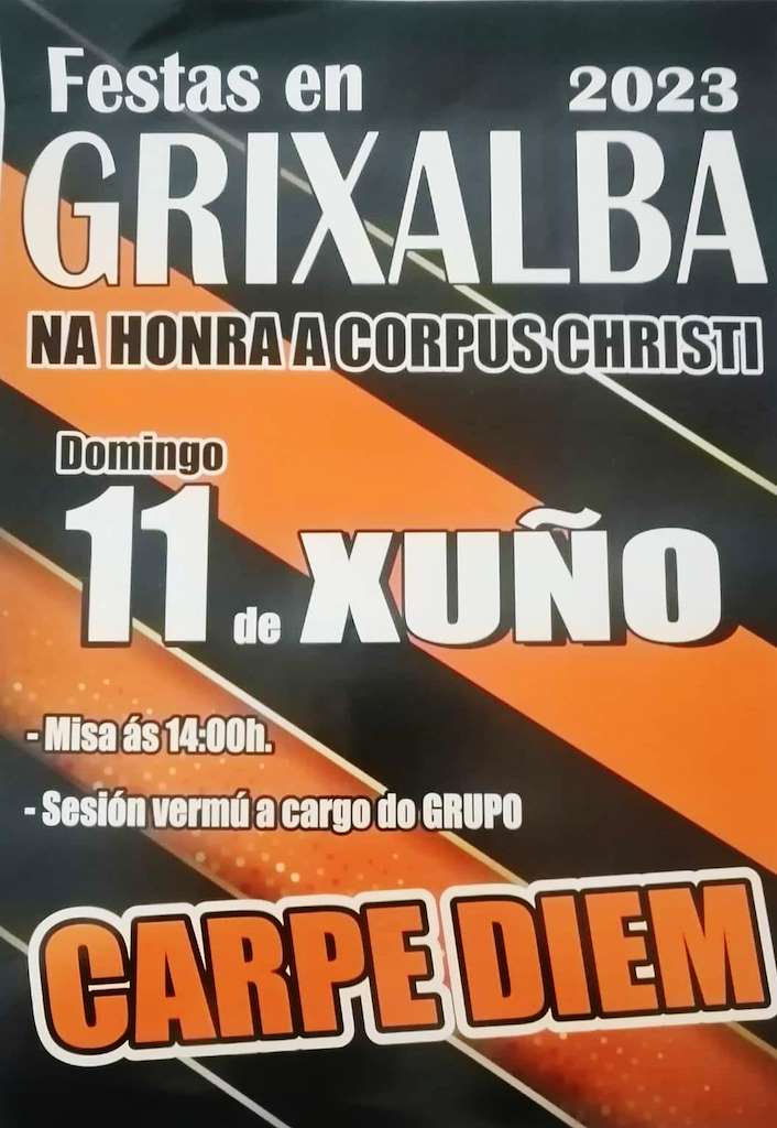Festas do Corpus de Grixalba en Sobrado