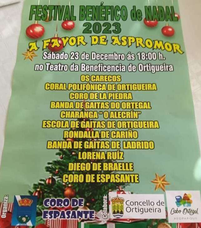 Festival Benéfico de Nadal  en Ortigueira