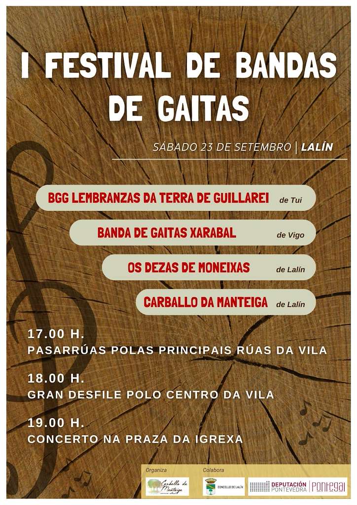 I Festival de Bandas de Gaitas en Lalín