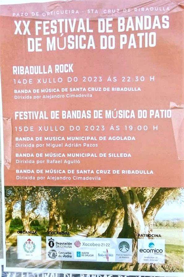 XX Festival de Bandas de Música do Patio en Vedra