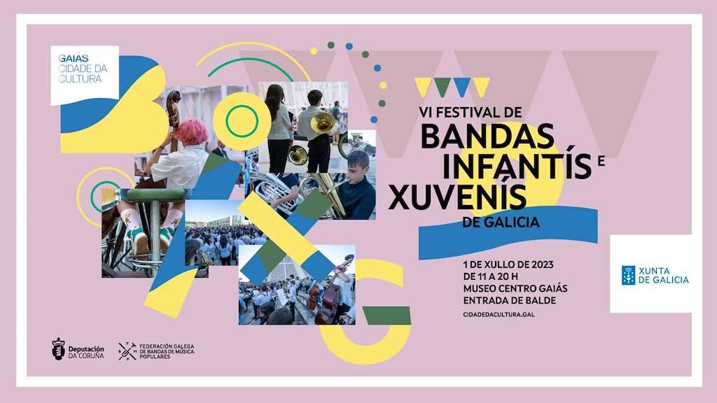 VI Festival de Bandas Infantís e Xuvenís de Galicia en Santiago de Compostela