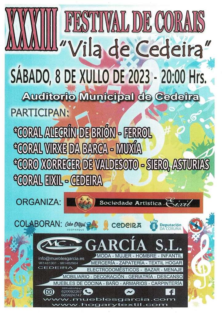 XXXIII Festival de Corais Vila de Cedeira