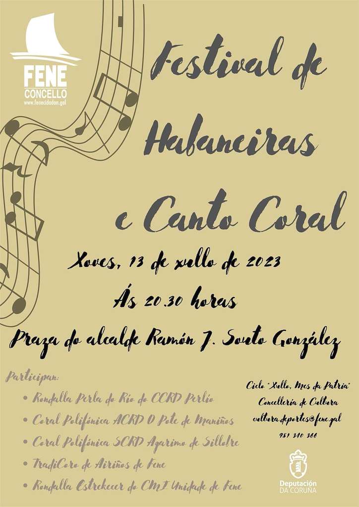 Festival de Habaneiras e Canto Coral en Fene